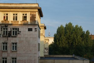 mit Blick auf den Fernsehturm