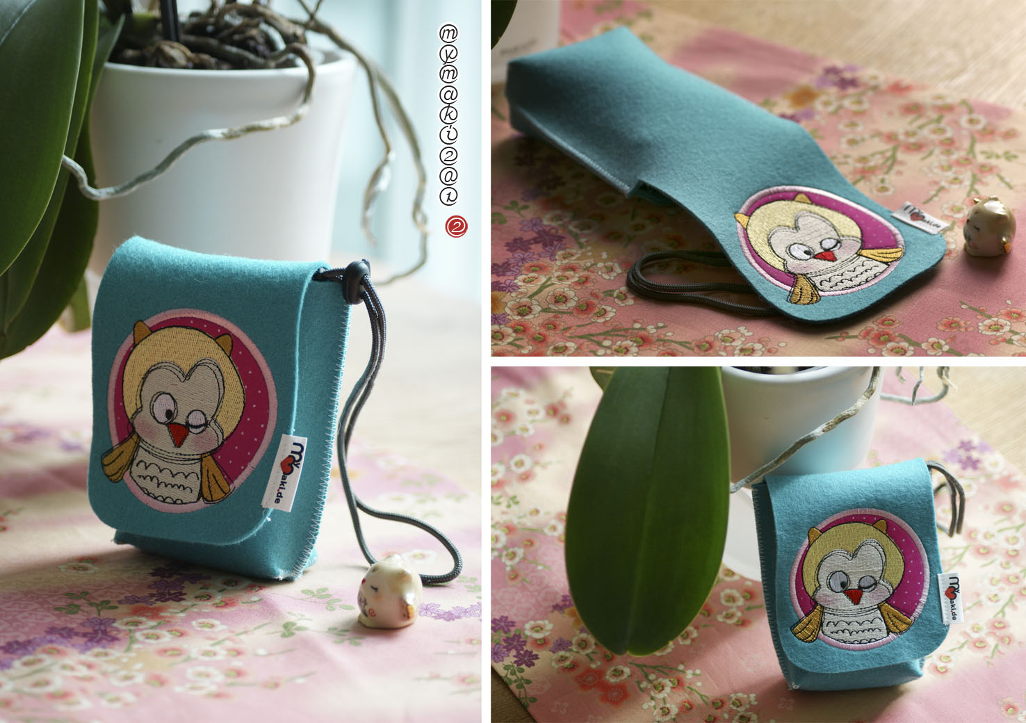 Camera Case Felt Owl